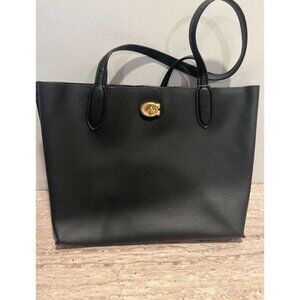 COACH Pebble Leather Willow Large Tote Bag